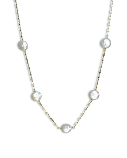 Freshwater Multiple Coin Pearl Necklace