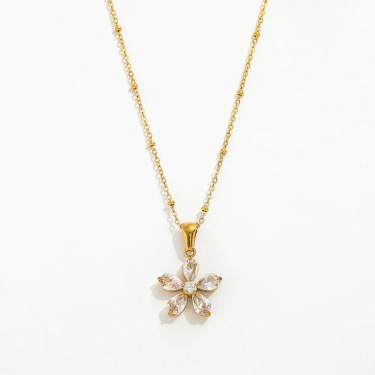 Tropical Flower Necklace