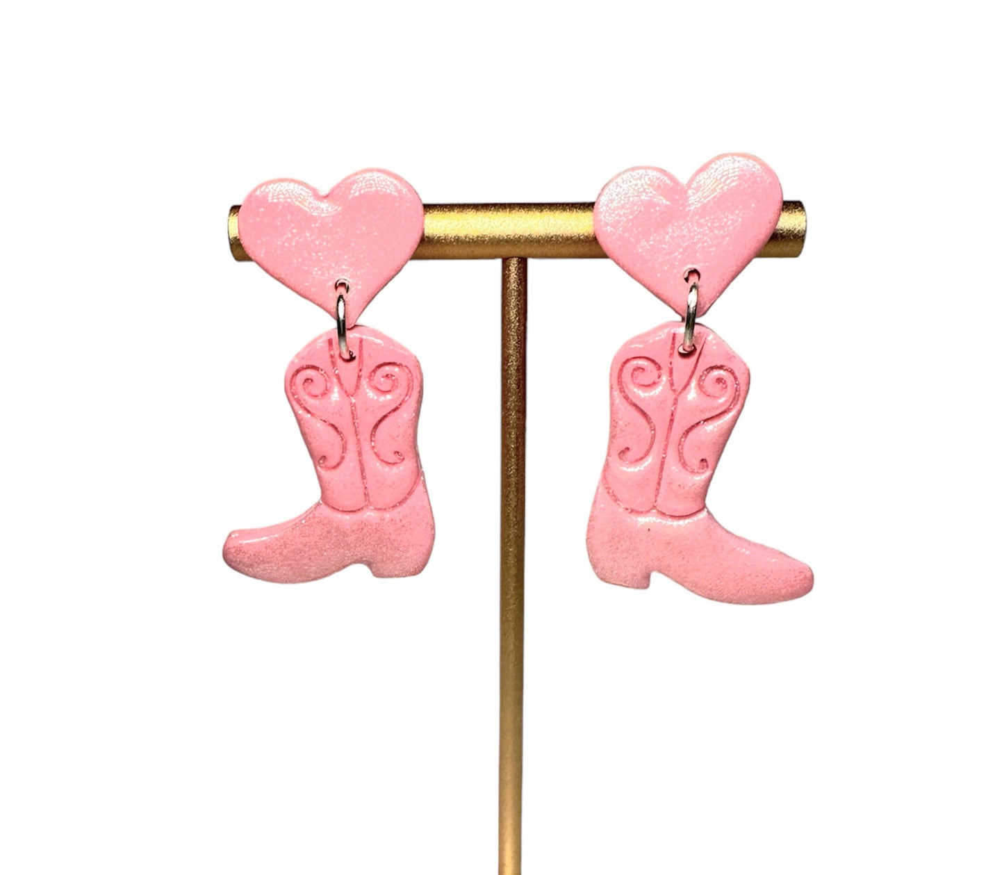 Heart Boot Earrings