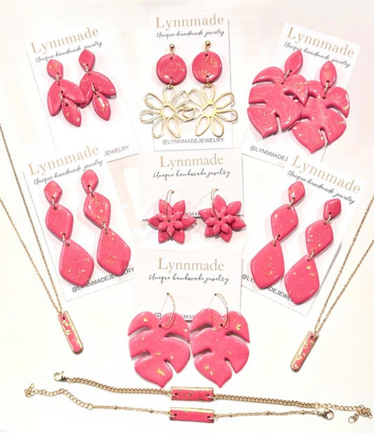 Pink Summer Shimmer Earrings